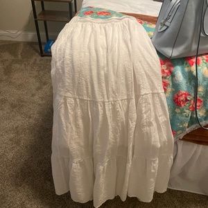 White skirt